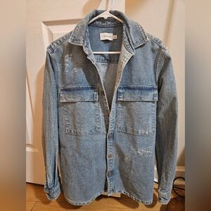 Topman Blue Denim Jacket